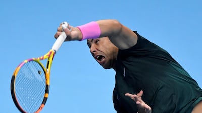 Rafael Nadal in action. Reuters