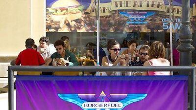 A BurgerFuel restaurant on the Jumeirah Beach Residence walk in Dubai. The chain is planning to expand into Abu Dhabi. Christopher Pike / The National