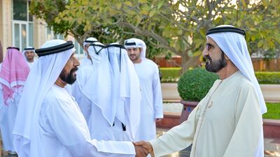 Sheikh Mohammed hosted an iftar reception at Zabeel Palace