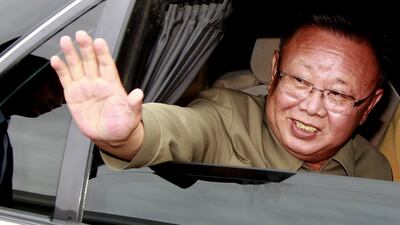 epa03038276 (FILE) A photograph made available on 25 August 2011 shows North Korean leader Kim Jong-il leaving after his meeting with Russian President Dmitry Medvedev (not pictured) at Sosnovy Bor military garrison in Zaigrayevsky district outside Ulan-Ude in Buryatia, eastern Siberia, Russia, 24 August 2011. North Korean leader Kim Jong Il, who isolated his country and brought it to the brink of economic ruin while leading one of the world‘s largest armies and provoking international fears with a nuclear programme, has died, state media reported 19 December 2011. Kim died on 17 December 2011 of a heart attack brought on by 'great mental and physical strain' during a train journey, the North Korean Central News Agency KCNA said. EPA/DMITRY ASTAKHOV/RIA NOVOSTI/KREM MANDATORY CREDIT *** Local Caption *** 03038276.jpg