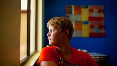 Joe Thompson,11, who recently came down with a debilitating fear of flying and has been unable to leave the UAE.