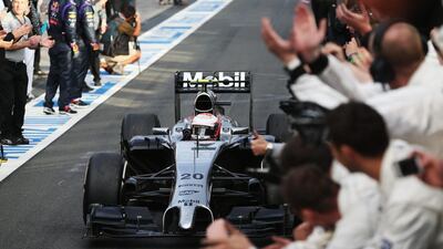 Kevin Magnussen is 10th in the 2014 F1 driver standings. Mark Thompson / Getty Images