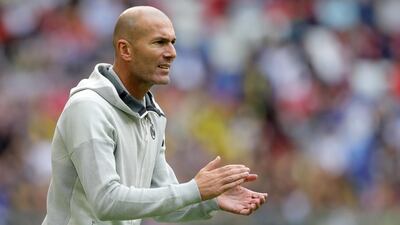 Zidane offers up some encouragement. Getty