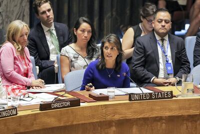 Nikki Haley, who recently stepped down as US ambassador to the UN, was among the most high-profile women diplomats on the world stage. AFP