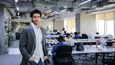 Talal Bayaa, chief executive and co-founder of insurance start-up Bayzat, says Middle East companies struggle to find a relevant system that is compliant to the local labour laws. Victor Besa for The National