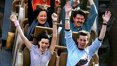 The largest theme parks in Florida, such as Disney World, attract 2 million visitors a year. John Raoux / AP Photo