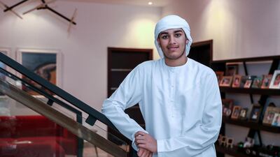 Mohammed Al Shamsi,14, says he can't wait to get a part-time job so he can earn money to help his parents. Victor Besa / The National