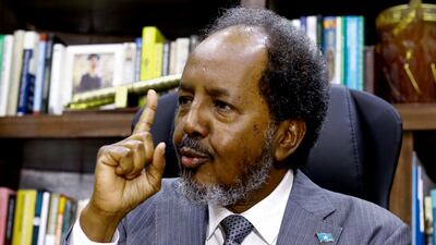 Somalia's President Hassan Sheikh Mohamud visited Addis Ababa on Saturday. Reuters