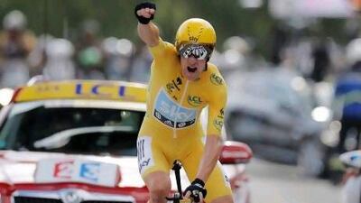 Bradley Wiggins will become the first Briton to win the Tour de France race today.