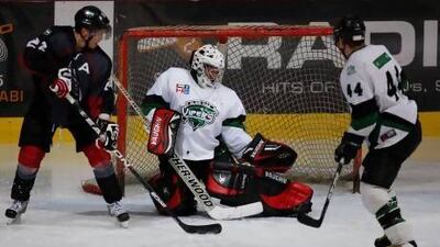 The Vipers, white, skated to the top of the Emirates Hockey League in the regular season and don't plan to change their approach in the play-offs.