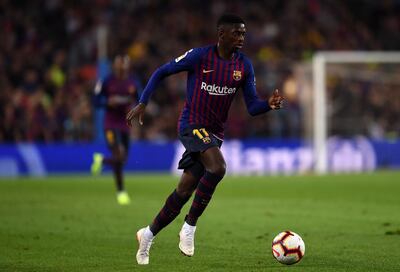Ousmane Dembele did not make it off the bench on Wednesday night despite Lionel Messi’s absence. Getty Images