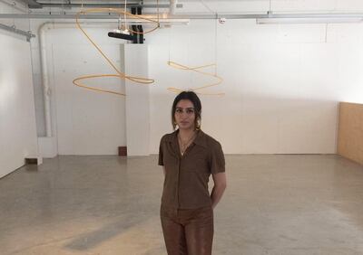 Sabrina Mumtaz Hasan is a British artist who works with scripted text, sculpture, performance and moving image. She is one of six artists who took part in the three-month residency exploring the effects of harvesting the mineral-rich red algae seaweed from Morocco. Photo: P21 Gallery