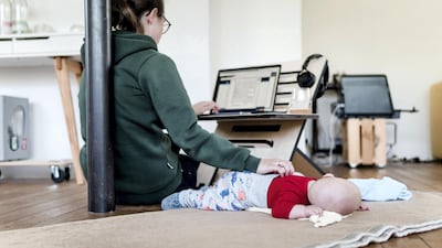 According to McKinsey’s 2020 Women in the Workplace study, one in three mothers have considered leaving the workforce or downshifting their careers because of Covid-19. Courtesy Unsplash