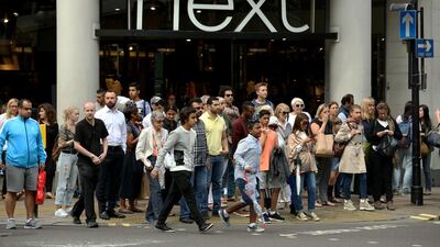 Next has been one of the darlings of the retail industry for the past dozen years, has shaken the markets with a profit warning. Luke MacGregor / Bloomberg