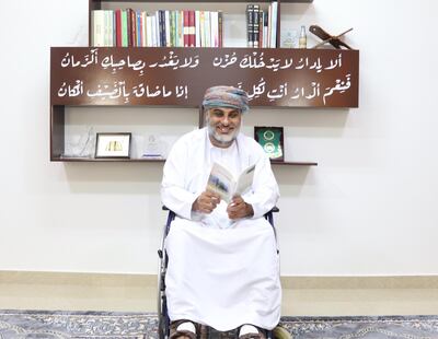 Ahmed Al Hajji, who was left paralysed by car crash in 1998, has been selected as one of four disabled writers to write the script of an Abu Dhabi produced drama. Courtesy: Ahmed Al Hajji