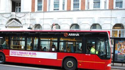 Hundreds of public buses in England, Scotland and Wales will carry the slogan 'There's probably no God. Now stop worrying and enjoy your life' as part of an advertising campaign launched by the British Humanist Association, an atheist group.