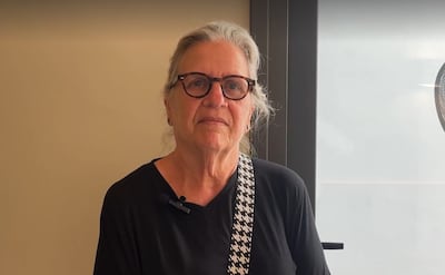 Nesher Drohah is sailing back to Israel on a chartered cruise liner. Tariq Tahir / The National