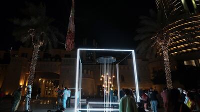 This piece is called 'Al Majlis'. Dubai. Chris Whiteoak / The National