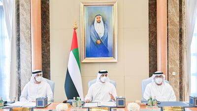 Discussions centered on various legislations, policies and initiatives necessary to support the UAE. Photo: WAM