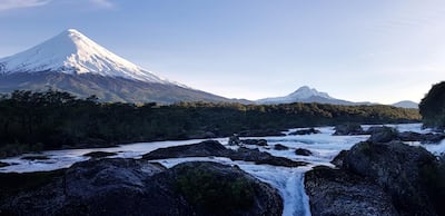 The Petrohue Waterfalls en-route to Puella. Juman Jarallah / The National