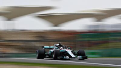Lewis Hamilton was fastest in Chinese Grand Prix practice. Mark Thompson / Getty Images