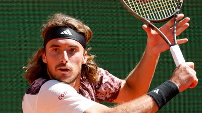Stefanos Tsitsipas of Greece lost to Taylor Fritz of the US in their Monte Carlo Masters quarter-final. EPA