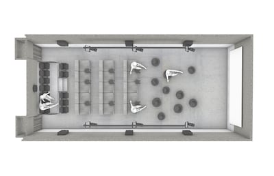 The informal cinema space at Hayy:Cinema. Courtesy: Bricklab