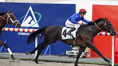 Ahmed Ajtebi, at Meydan Racecourse, was the first Emirati jockey to emerge as an international star.