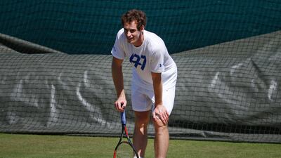 Andy Murray has had a laboured build-up to his Wimbledon title defence with injury worries and a loss of form. Alastair Grant / AP Photo