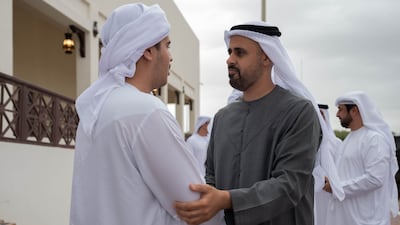 Theyab bin Mohamed bin Zayed has offered condolences the after passing of Mohammed Aznibla, a civilian contractor with the UAE Armed Forces. Photo: Abu Dhabi Media Office