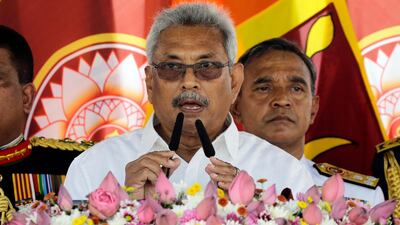 Sri Lankan president Gotabaya Rajapksa revealed that 20,000 missing people are in fact dead. EPA