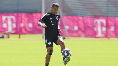 Thiago during training. Getty