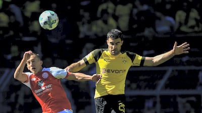 Sokratis Papastathopoulos - joined Arsenal from Borussia Dortmund. AFP