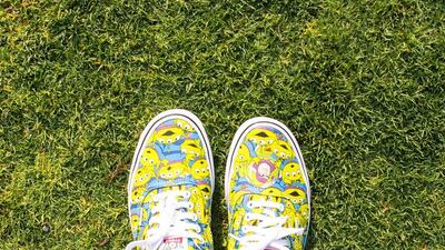 Vans' new Toy Story collection features movie favourites Woody and Buzz Lightyear. Courtesy Vans