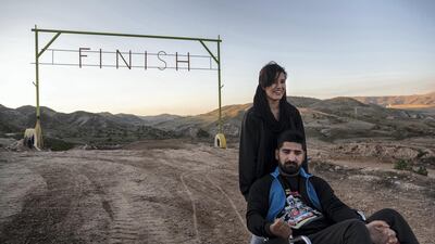 Saeed and his wife Maedeh return home after watching motocross training at the Gachsaran Motorcycle track. Fereshteh Eslahi, Iran, Podium Photos
