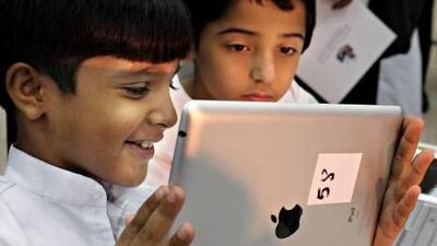 ADEC launched its iClass pilot project across six public schools in Abu Dhabi. Students will use iPads, high tech white boards, laptops and other multimedia tools in their learning process.