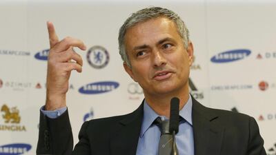 Jose Mourinho says he would one day like to coach the England national football team. Suzanne Plunkett / Reuters