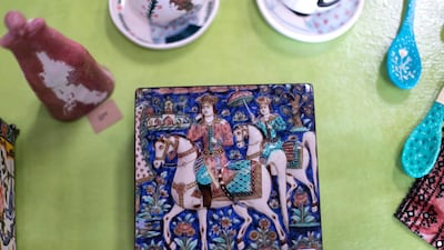 Kave offers different workshops that take place weekly, including guitar making, embroidery lessons, meditation sessions, bottle cutting workshops and chaircycling rides. Reem Mohammed / The National