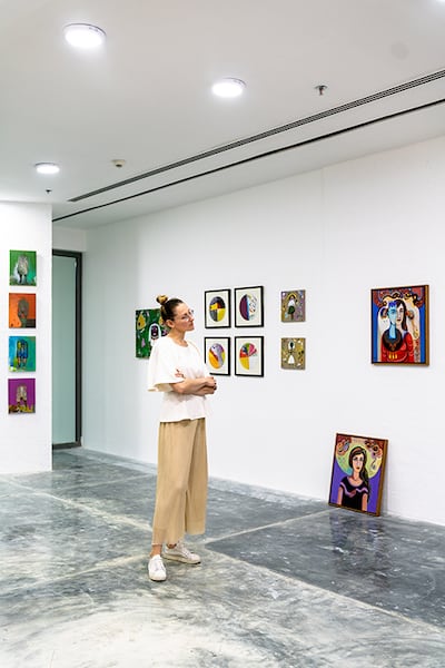 Frances Stafford, owner and head curator of Last Oil Well in Bahrain. Courtesy Last Oil Well