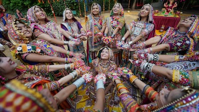 Garba get-togethers, commemorating the traditional dance of Gujarat state, are common in Ahmedabad during the nine-night festival of Navratri. AP