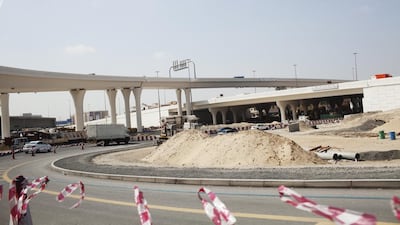 The redesign of the National Paints roundabout in Sharjah. Anna Nielsen for The National