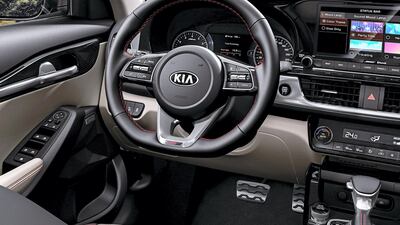 The new steering wheel