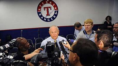Nolan Ryan, the Texas Rangers president, is hoping to buy the team.