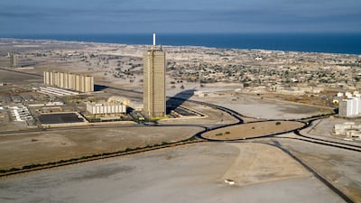 The Dubai World Trade Centre in 1978. Alamy
