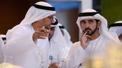 Sheikh Hamdan bin Mohammed, Crown Prince of Dubai attends Cityscape Global. Francois Nel / Getty Images