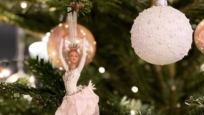 Korff has gone for a romantic, delicate and feminine theme for Christmas. Photo: Liesje Korff