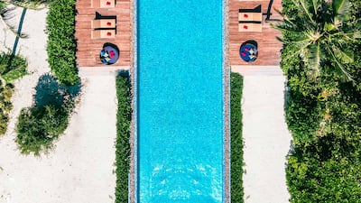 The adults-only pool and bar at Mint