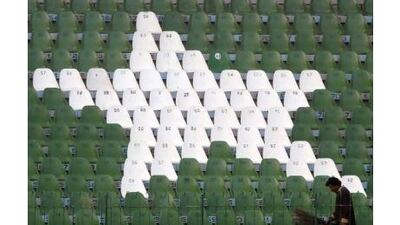 The ground in Lahore was named Gaddafi Stadium back in 1974. Now, following the former Libyan leader's death, there is a feeling that it should be give an alternative moniker. Mian Khursheed / Reuters