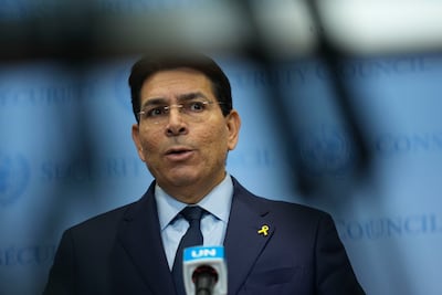 Israel's ambassador to the UN Danny Danon has warned the Houthis against continuing their attacks. AP