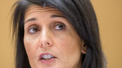 Former US Ambassador to the United Nations Nikki Haley has criticised Donald Trump for his Twitter tirade against a Democratic Congressman. AFP
